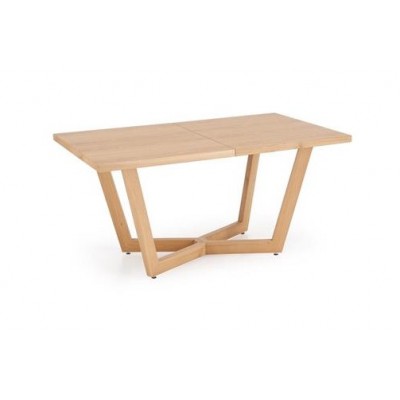 Стол обеденный HALMAR MASSIVE 3 дуб натуральный/дуб натуральный 160-250/90